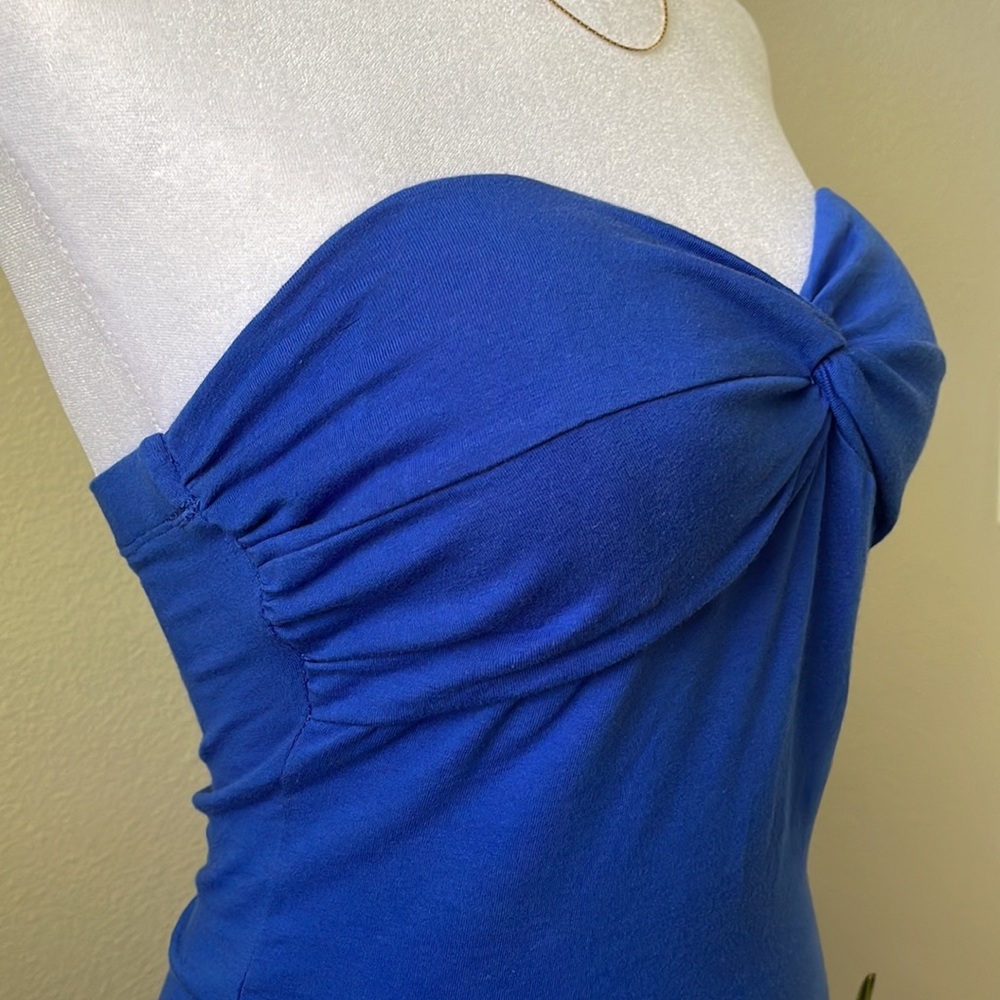 Essential Cobalt Blue Basic Summer Tube Top - Picture 9 of 11